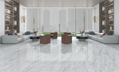 Volakas White Marble Floor Tiles