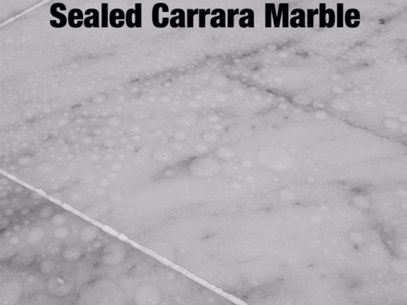 Marmer Putih Carrara Tertutup