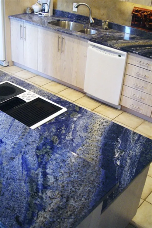 Granit Azul Bahia untuk Dapur