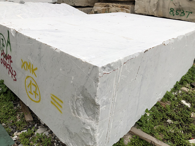 Blok Marmer Marmer Carrara
