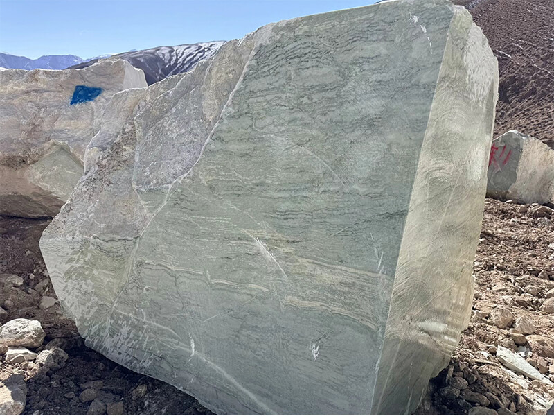 Chinese Green Marble Blocks