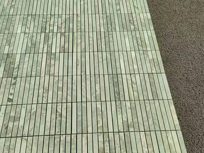 Chinese Green Marble Mosaics