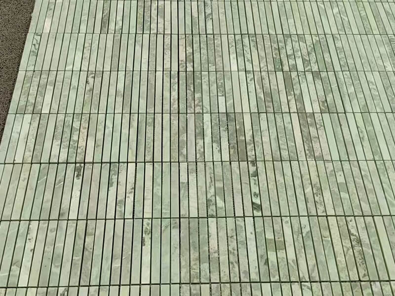 Chinese Green Marble Mosaics
