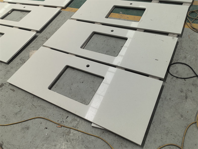 White quartz vanity tops White quartz vanity tops