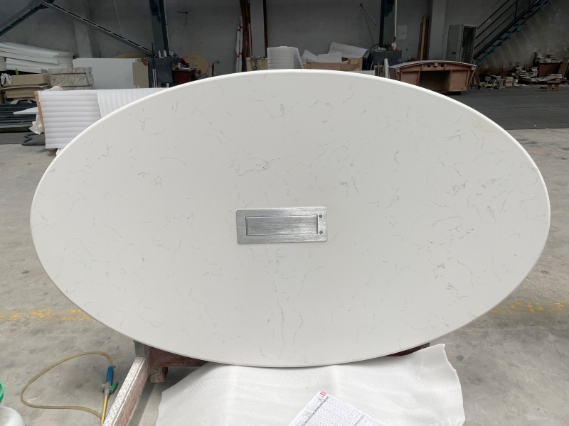 Carrara White Quartz Table tops