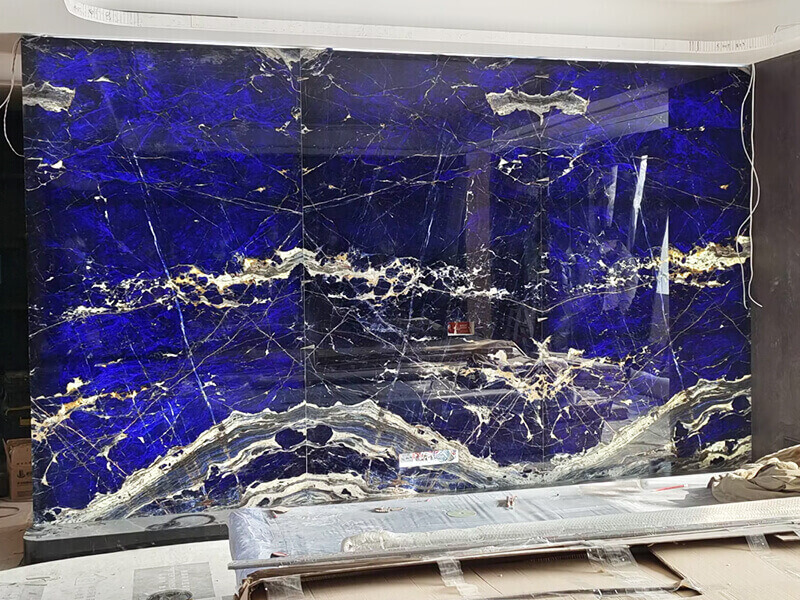 Soladite Blue Quartzite Wall