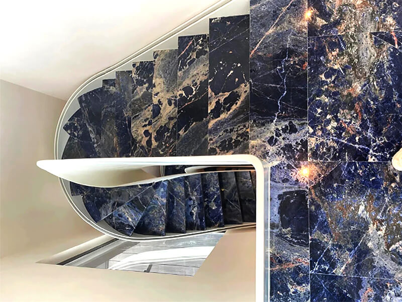 Soladite Blue Quartzite Stairs