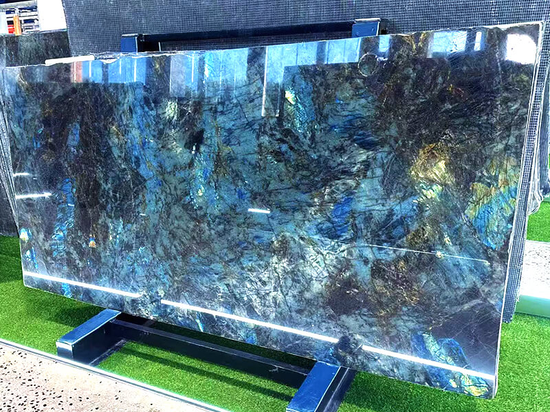 Labradorite Blue Quartzite Slab