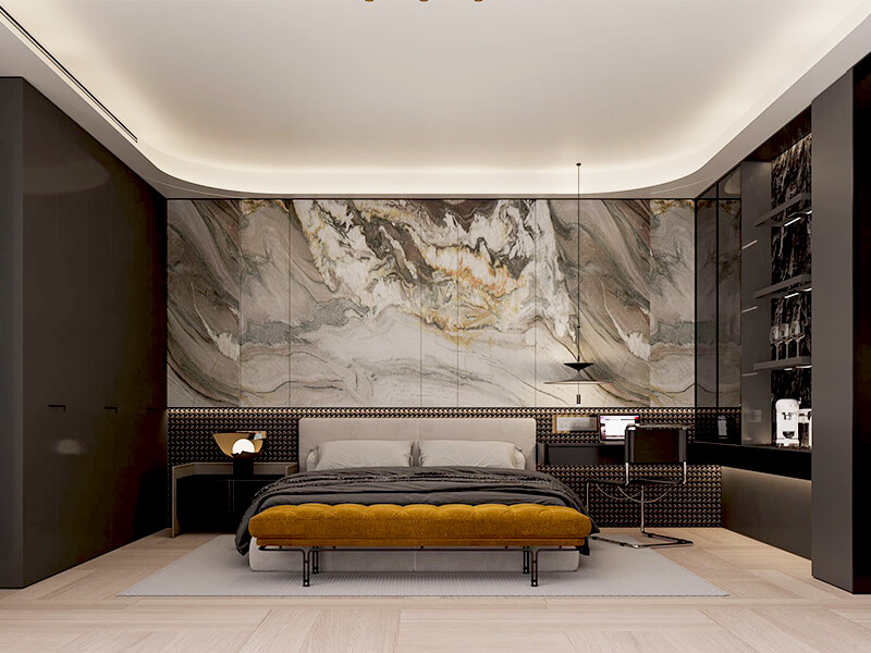 Propitious Omen Marble Bedroom