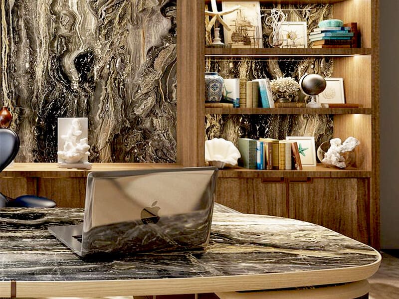 Arabescato Orobico Grigio Marble Worktop