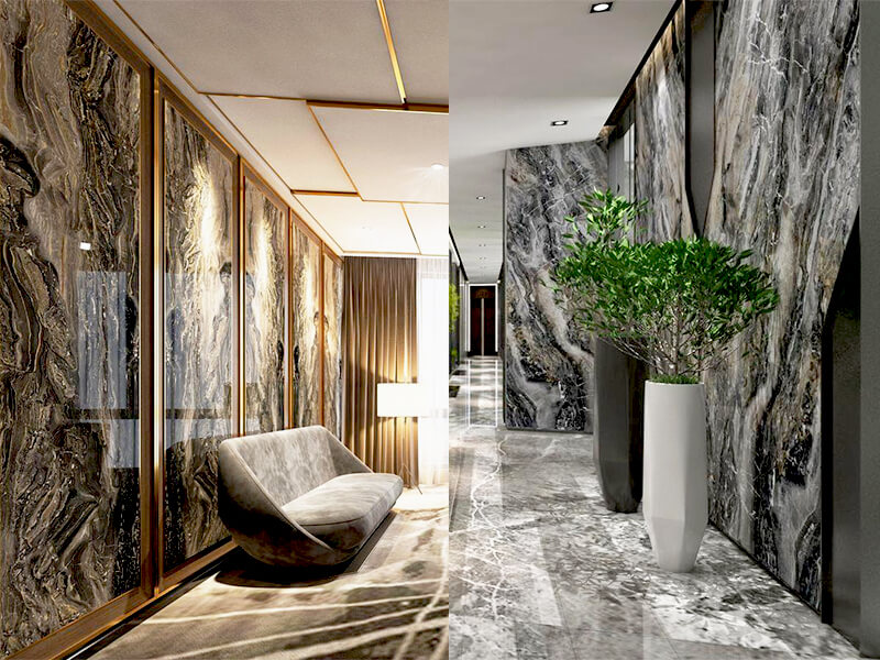 Arabescato Orobico Grigio Marble Wall