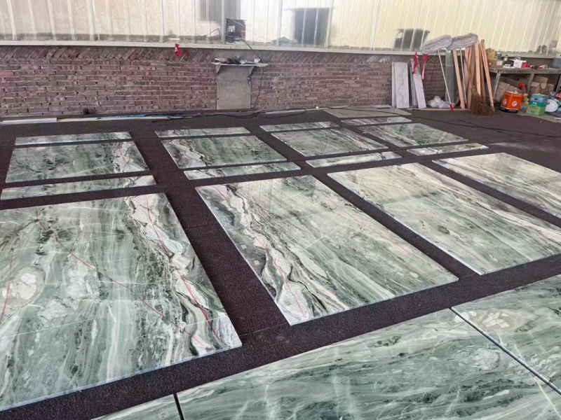 Luxury Victoria Green Marble Slabs