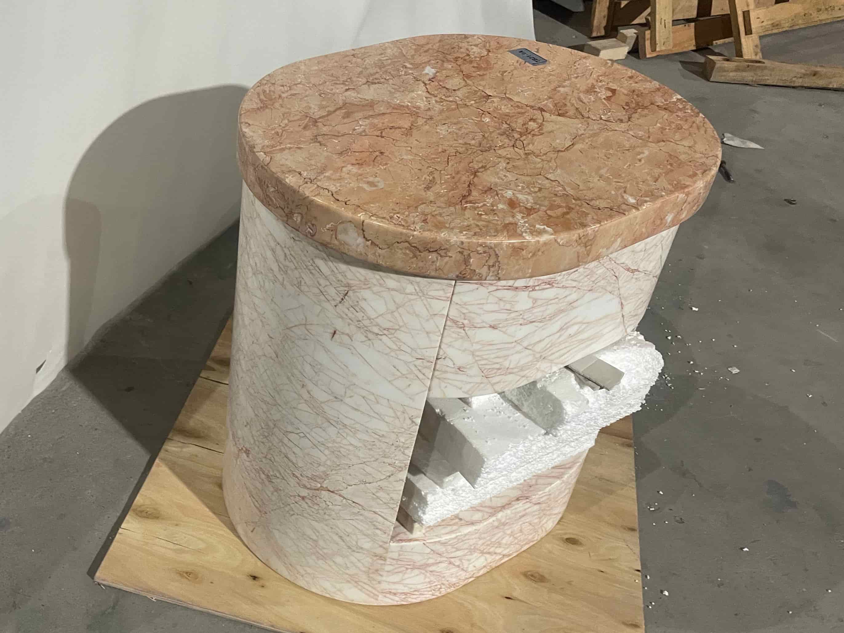 Luxury marble bedside furniture