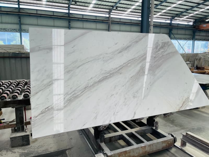 Volakas White marble slabs