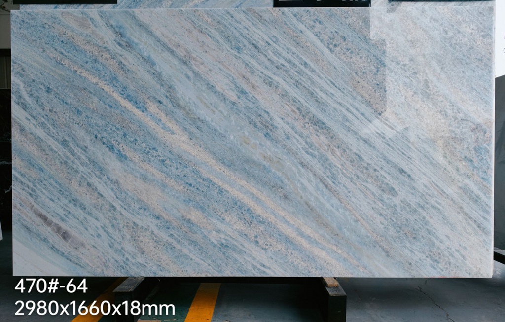 Brazil Blue Crystal Quartzite Slab