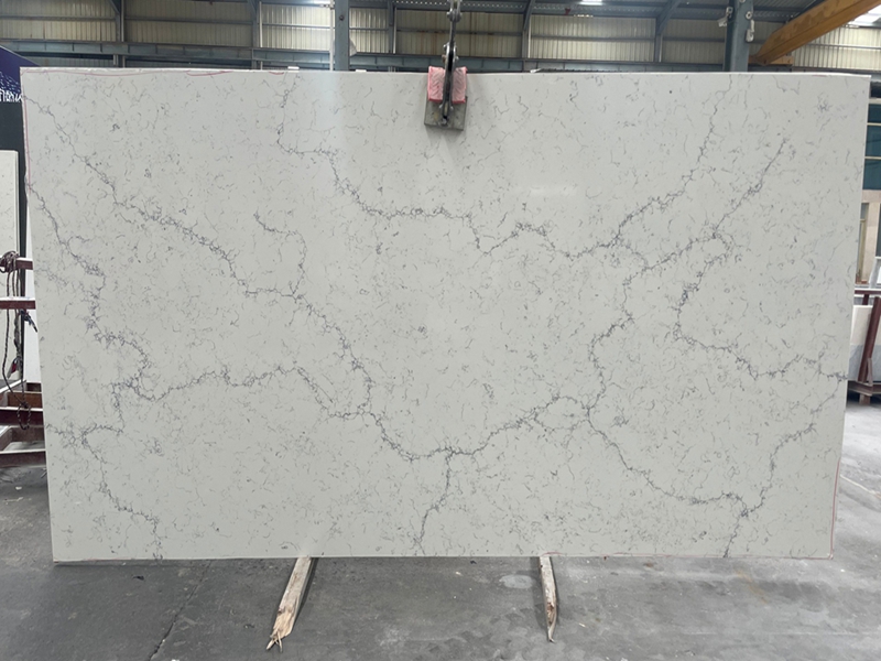 White Attica Quartz Slab