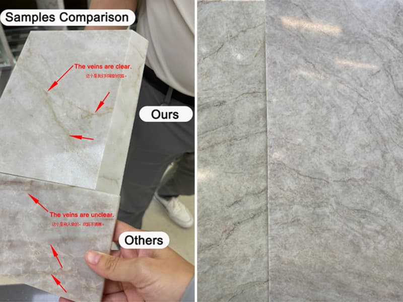Taj Mahal 3D Printed Full Body Quartz Slabs