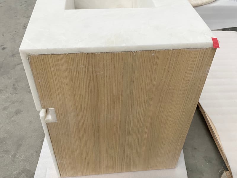 Brazil White Crystal Cabinet Stone
