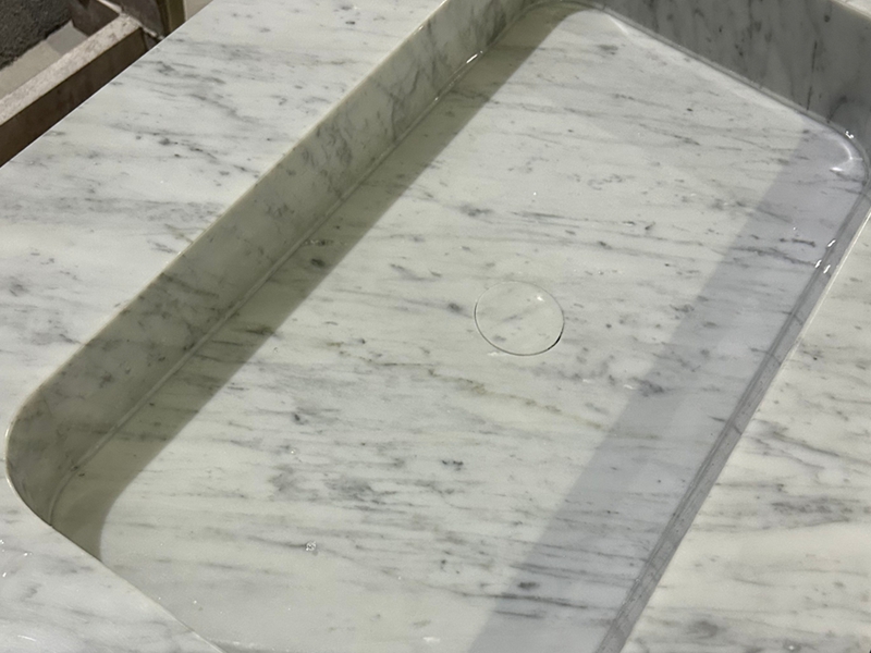 CNC Precision Carving Marble Sink