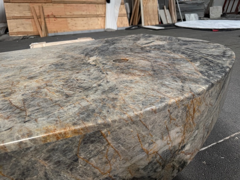 Polished Sky Blue Quartzite