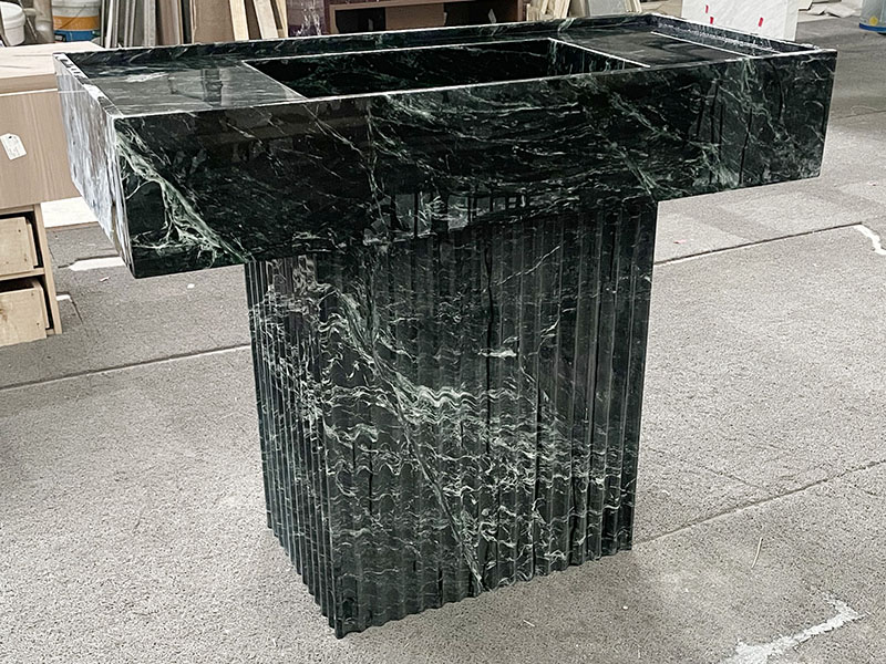 Green Marble Sink