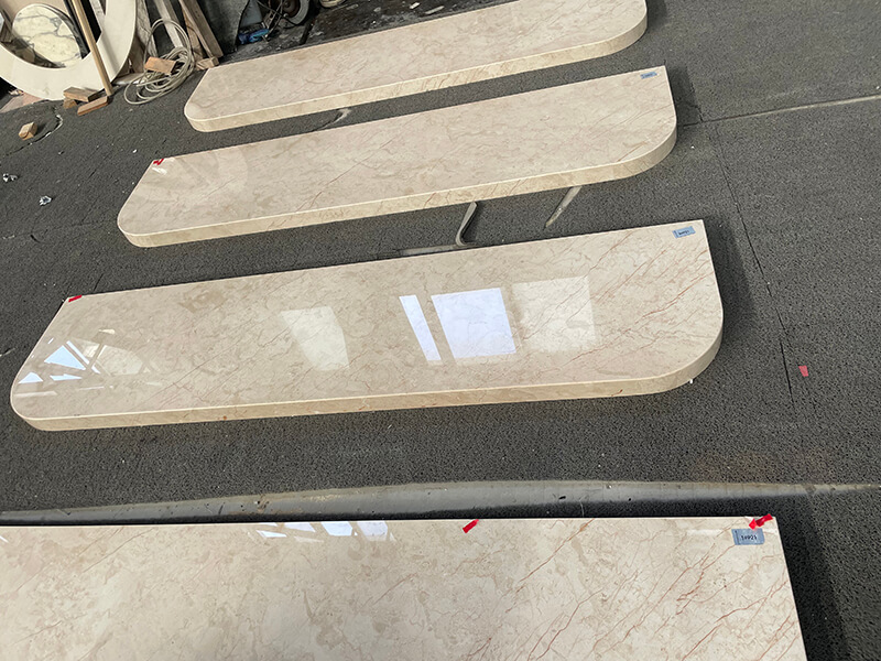 Golden Sunset marble shelf