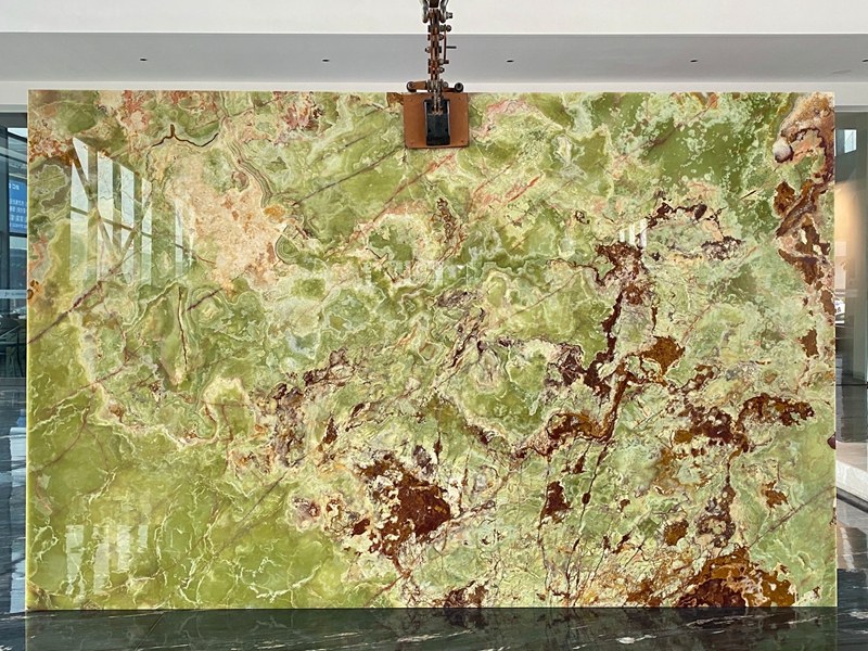 Antique Green Onyx Slab