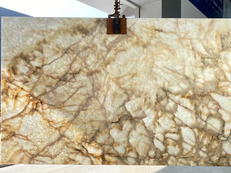 Translucent White Onyx Slab