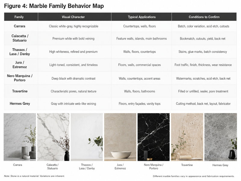 marble family samples