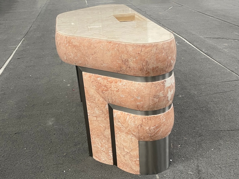 Rosa Tea and Golden Sunset Customized Counter