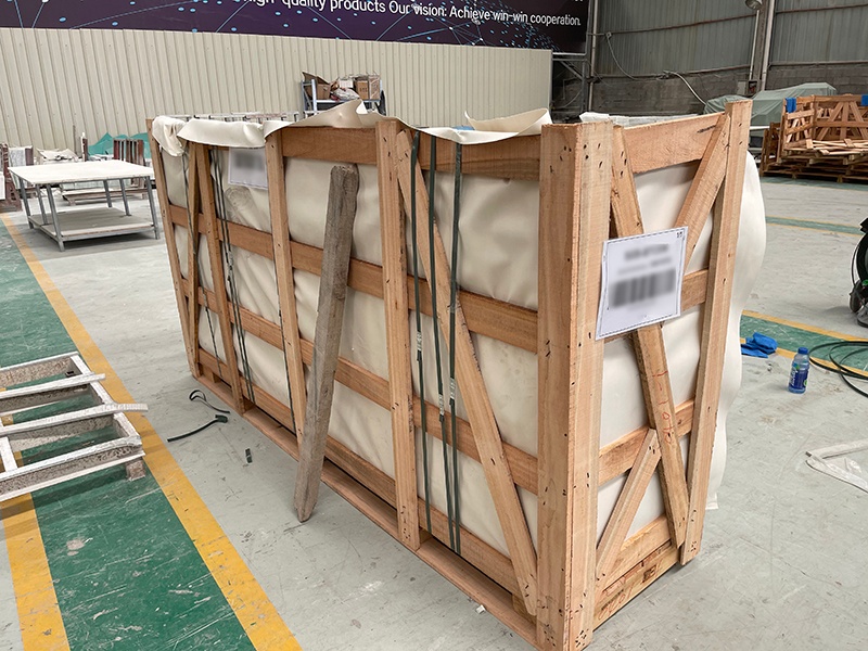 Strong wooden crate