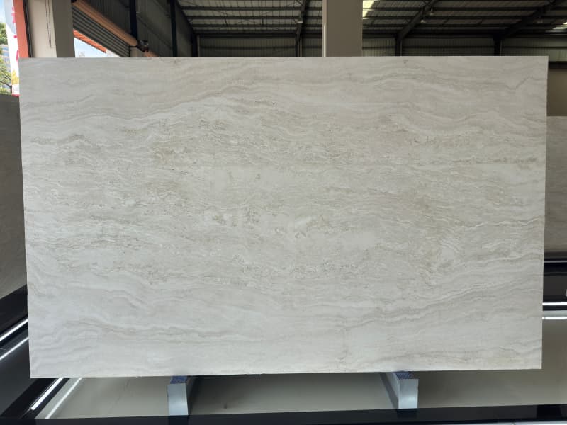 Pure White Travertine  floors