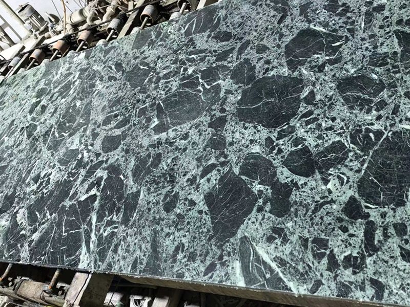 Polished Greek Verde Marble Slabs