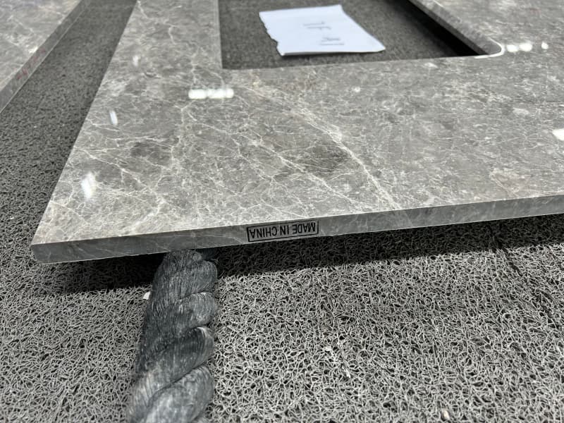 Hermes Grey Marble Vanity