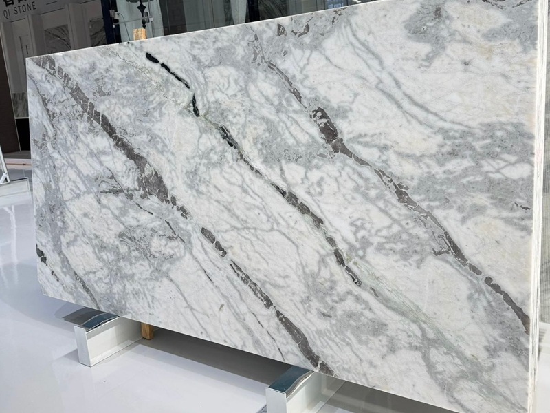 Bookmatched Picasso Quartzite