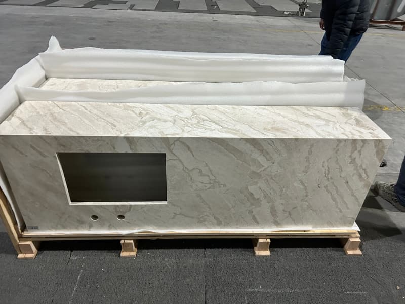 Cappuccino Marble Bathroom Vanity Packing Cappuccino Marble Bathroom Vanity Packing