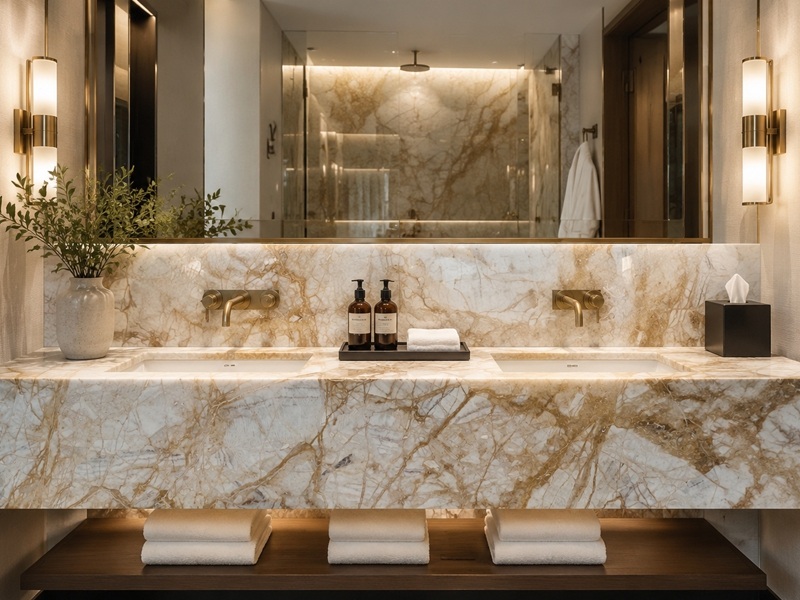 Burma Calacatta Gold Vanity Tops Burma Calacatta Gold Vanity Tops