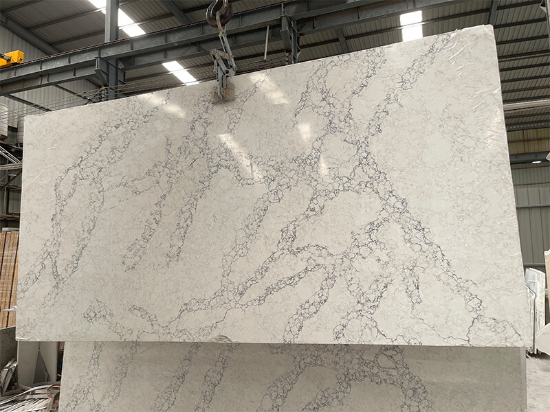 Alternative Whitendale Honed Full Body Quartz Slab Alternative Whitendale Honed Full Body Quartz Slab