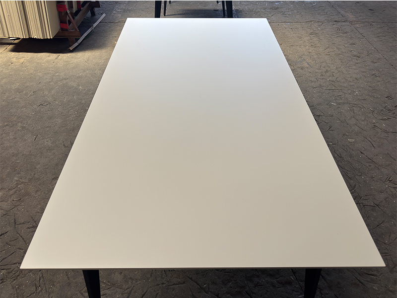Pure White Velvet Sintered Stone Table Top Pure White Velvet Sintered Stone Table Top