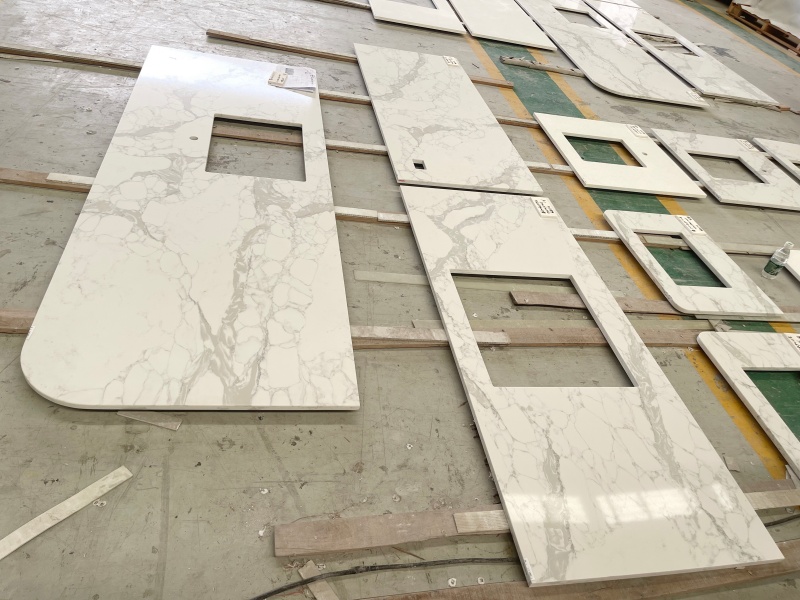 Statuario Verona quartz countertops