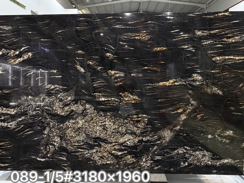 Black and Gold Natural Quartzite