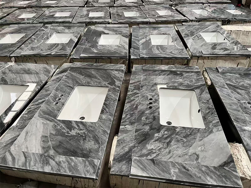 Florence Grey Vanity Tops