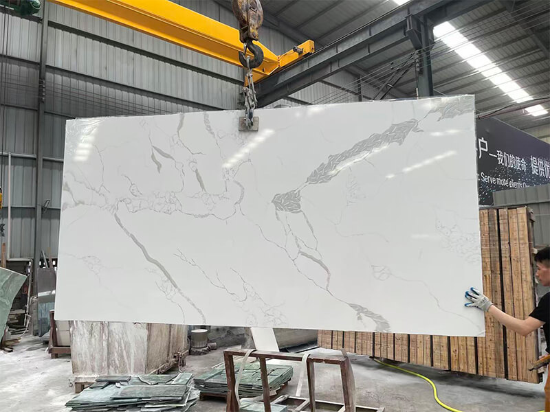 CQ989 Statuario Fantastico Quartz Slabs CQ989 Statuario Fantastico Quartz Slabs