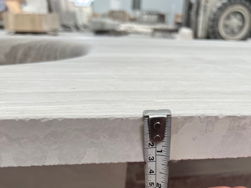 Wooden White Marble Integrated Vanity measurement