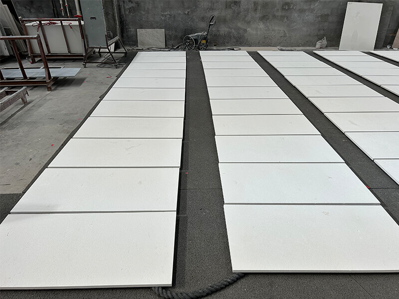 Cream Bello Limestone Sandblasted Tiles