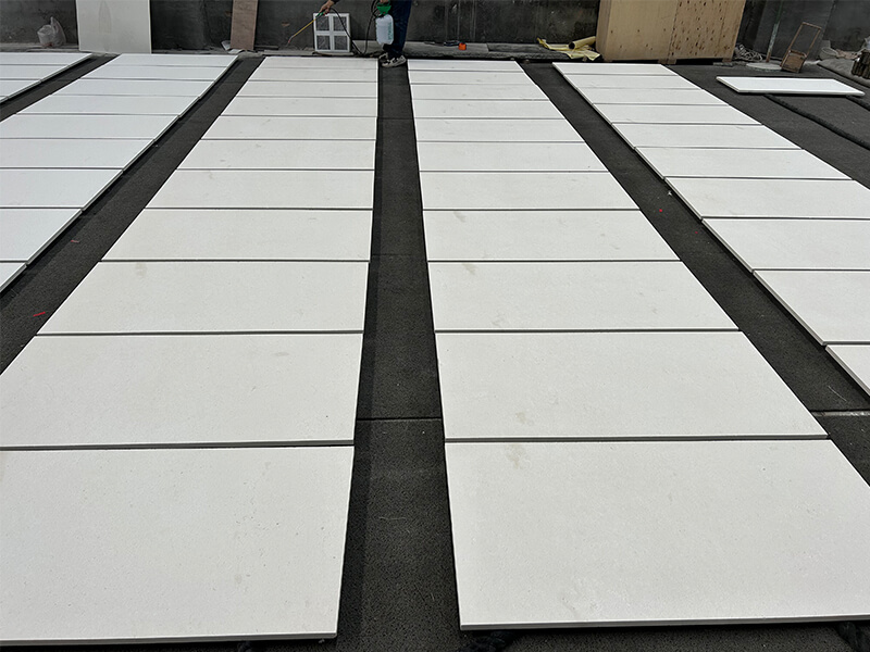Cream Bello Limestone Sandblasted Tiles