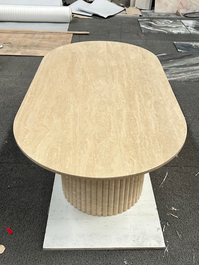Travertine Dining Table Travertine Dining Table