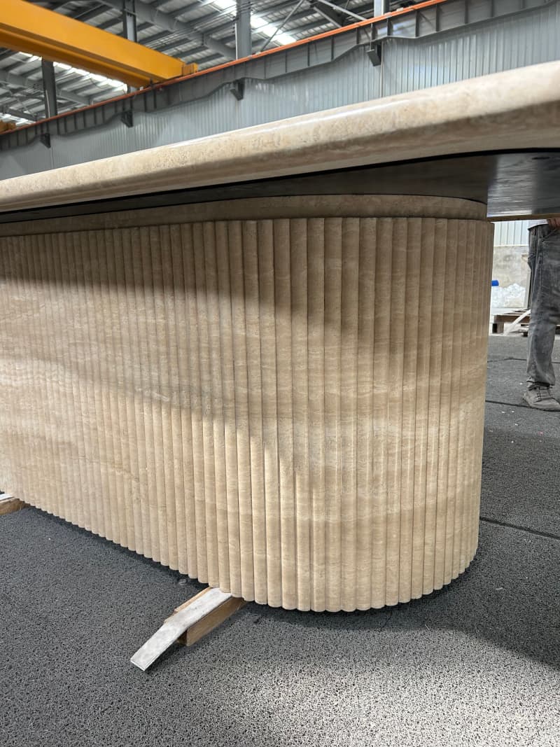Travertine Dining Table Travertine Dining Table