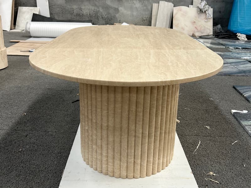 Travertine Dining Table Travertine Dining Table
