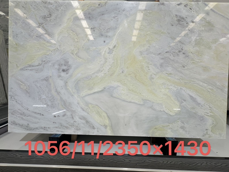 Jade Cloud Marble Slab
